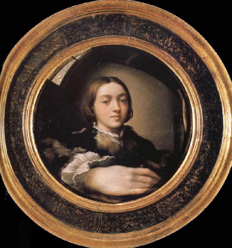 Francesco Parmigianino Self-portrait in a Convex Mirror China oil painting art